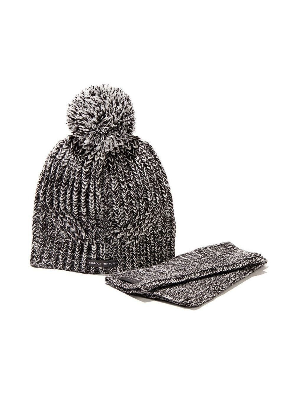 Rebecca Minkoff Beanie & Arm Warmer Set